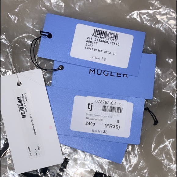 COPY - Mugler Bodysuit top & Mugler spiral leggings - Picture 6 of 7